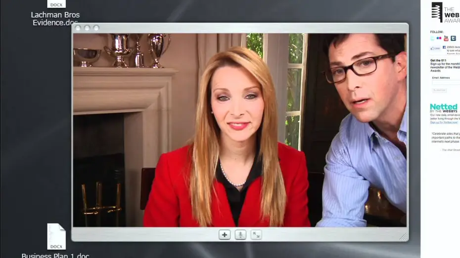 Відео до серіалу Вебтерапія — Web Therapy's Dr. Fiona Wallice Discovers The Webby Awards
