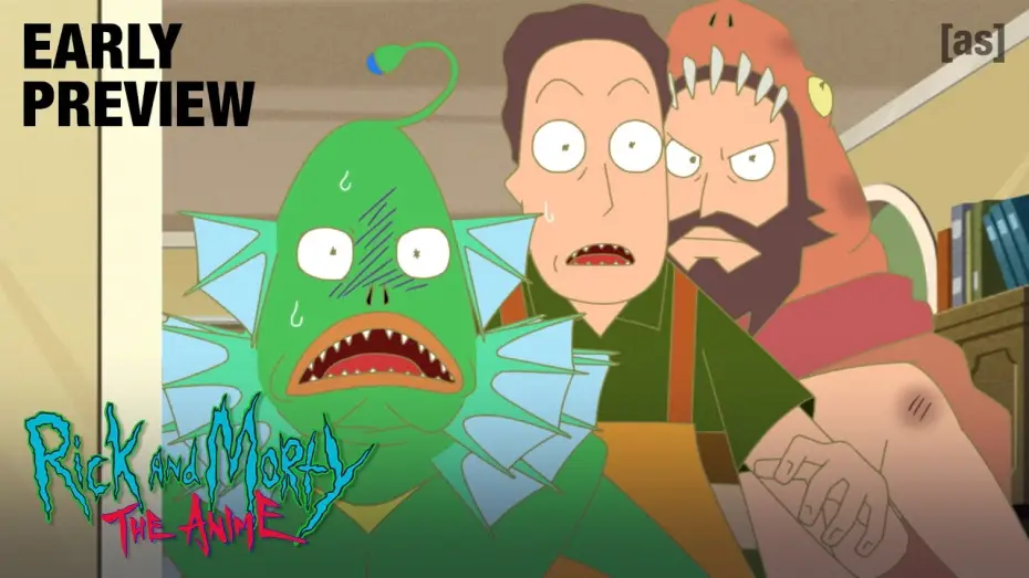 Відео до серіалу Rick and Morty: The Anime — Early Preview: Two Jerrys