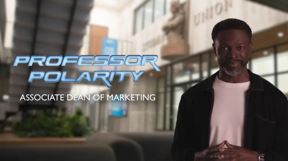 Відео до серіалу Покоління Ві — Polarity - Godolkin Associate Dean of Marketing
