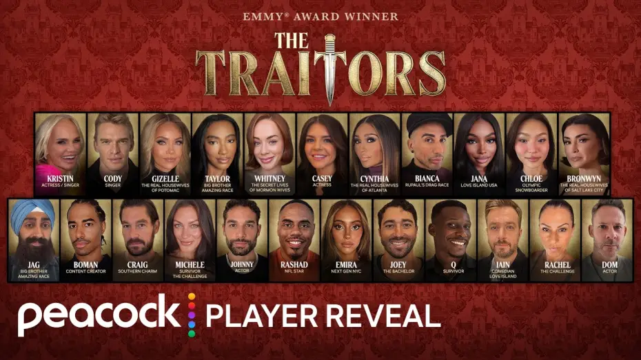 Відео до серіалу The Traitors — Сезон 6 — Season 6 Player Reveal