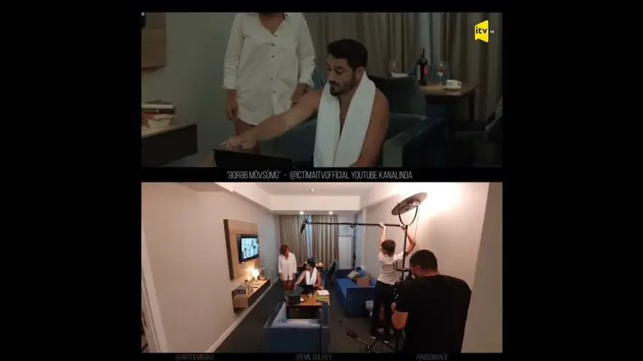 Відео до серіалу Сезон Скорпіона — "Əqrəb Mövsümü" serialı (backstage) #əqrəbmövsümü