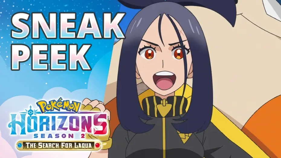 Видео к сериалу Горизонти Покемонів: Дебют Ліко та Роя — Floragato vs. Dewott - Pokémon Horizons: Season 2 Sneak Peek