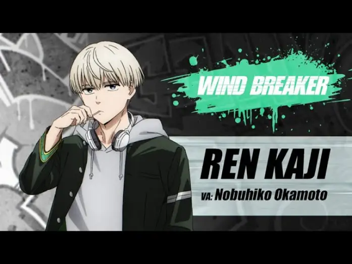Відео до серіалу Вітролом — WIND BREAKER — Character Trailer (Ren Kaji)