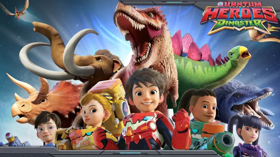 Відео до серіалу Диностер — [DINOSTER1] Quantum Heroes: Dinoster Opening Theme Song🦖