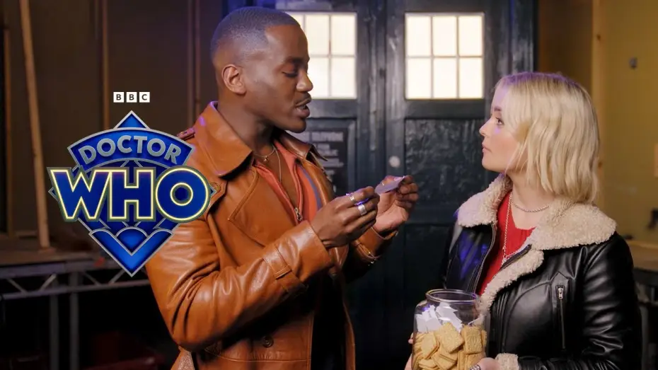 Відео до серіалу Доктор Хто — Custard Cream Conundrums with Ncuti and Millie