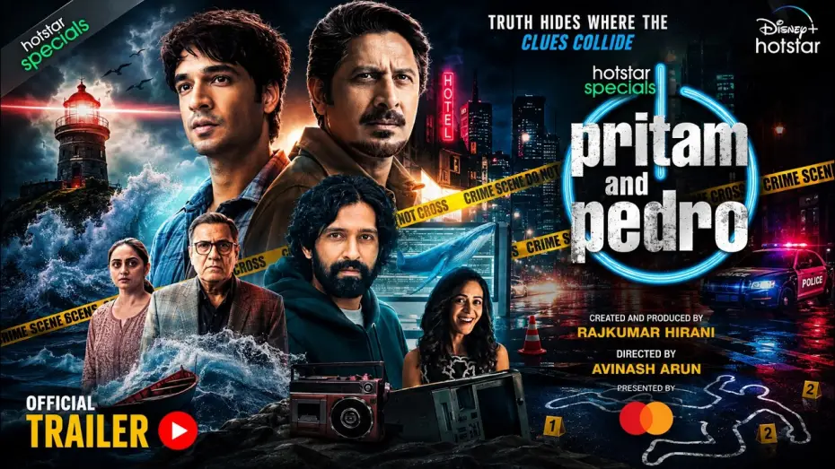 Відео до серіалу प्रीतम और पेड्रो — Pritam and Pedro (Official Trailer) | Rajkumar Hirani | Vikrant Massey | Arshad Warsi | JioHotstar