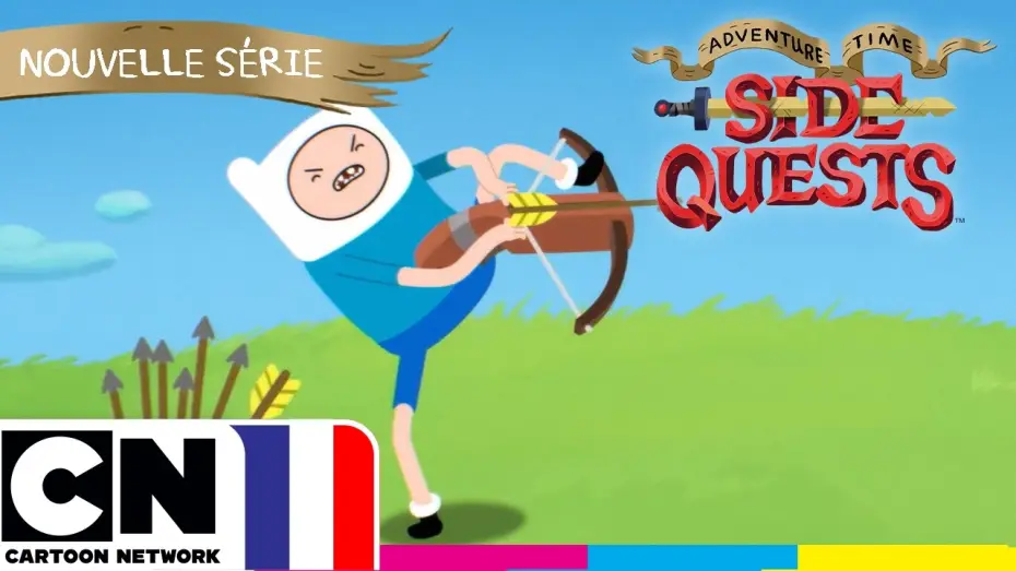 Відео до серіалу Adventure Time: Side Quests — Précision:douteuse. Enthousiasme🔝.  Adventure Time : Les Quêtes Bonus⚔️05/10/26|@cartoonnetworkFR