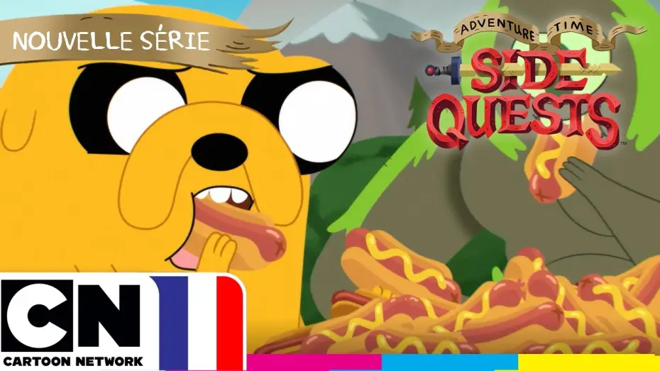Відео до серіалу Adventure Time: Side Quests — Trop de hot-dogs ? Jamais. 🌭 Adventure Time: Les Quêtes Bonus ⚔️5 octobre 2026 |@cartoonnetworkFR