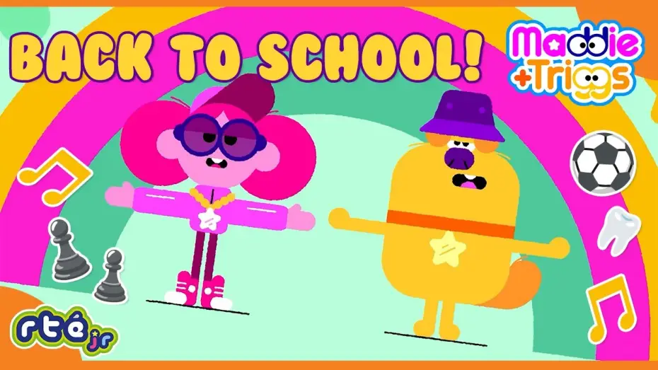 Відео до серіалу Maddie + Triggs — ⚽️♟️ Let's Go Back to #SCHOOL 🙌🤗 | Maddie + Triggs | Songs, Sports & Routines 😴 |@RTÉjrOfficial​