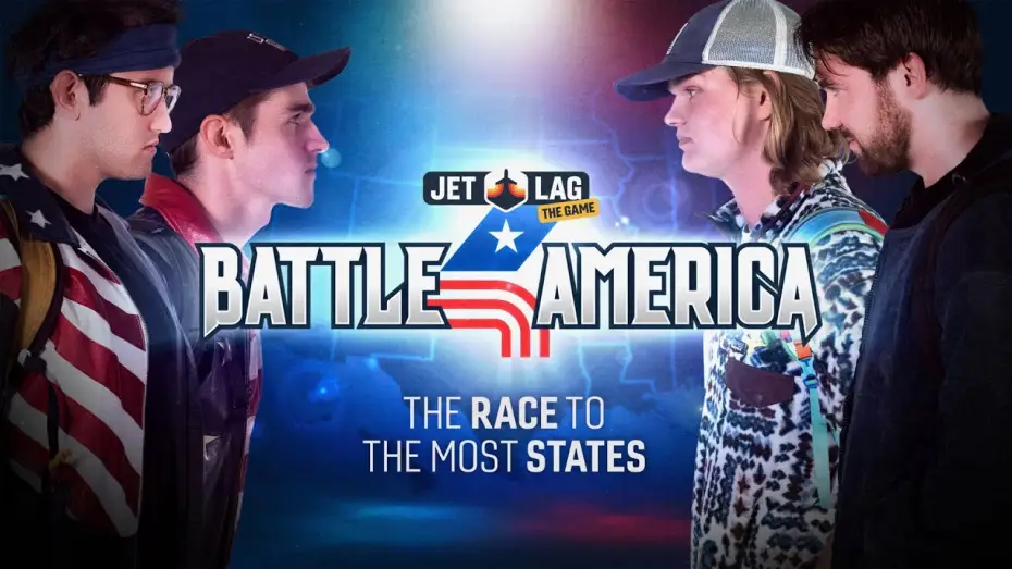 Відео до серіалу Jet Lag: The Game — Битва за Америку — Jet Lag: The Game - Battle 4 America Official Trailer