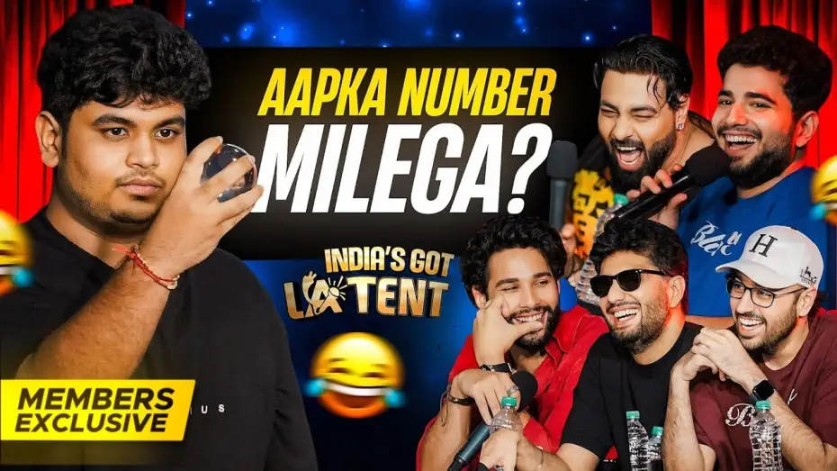 Відео до серіалу India's Got Latent — [MEMBERS EXCLUSIVE] HE WANTS TO GIVE SAMAY A MASSAGE