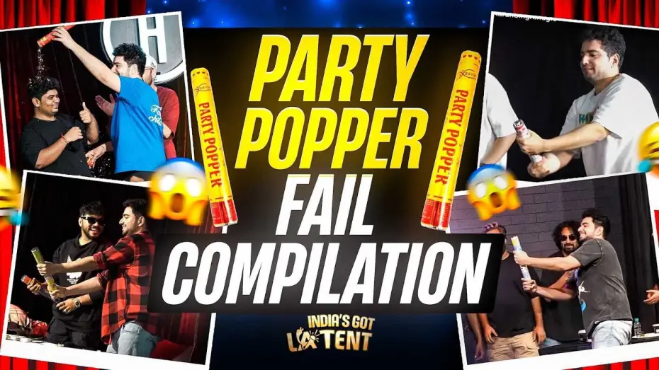 Відео до серіалу India's Got Latent — PARTY POPPER FAILS