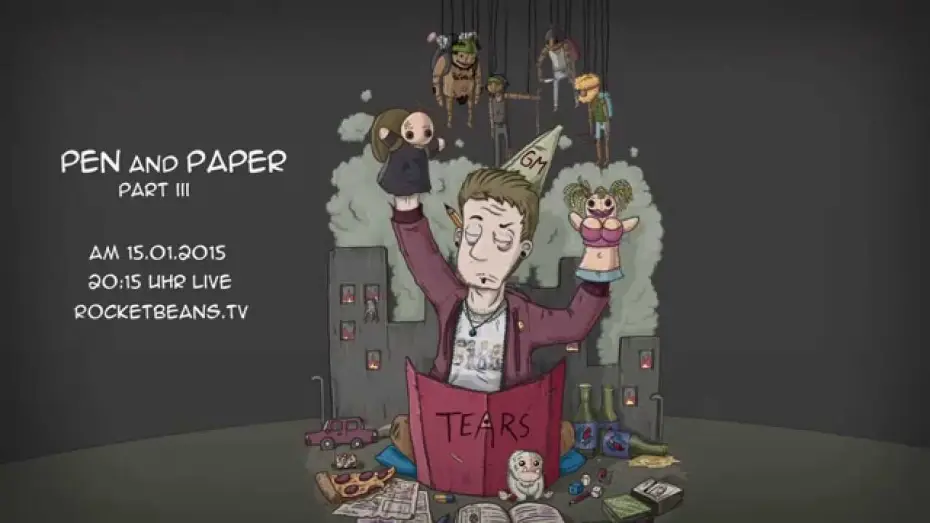 Відео до серіалу Pen & Paper — T.3.A.R.S. - PEN & PAPER 3 | TEASER | 16.01. um 20:15