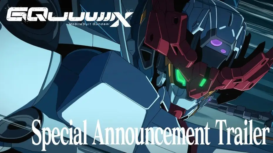 Відео до серіалу Мобільна броня Ґандам: GQuuuuuuX — Special Announcement Trailer (EN Dub)