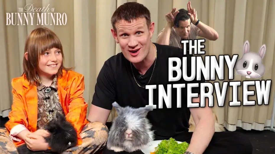 Відео до серіалу Смерть Банні Манро — Matt Smith & Rafael Mathé meet ACTUAL Bunnies