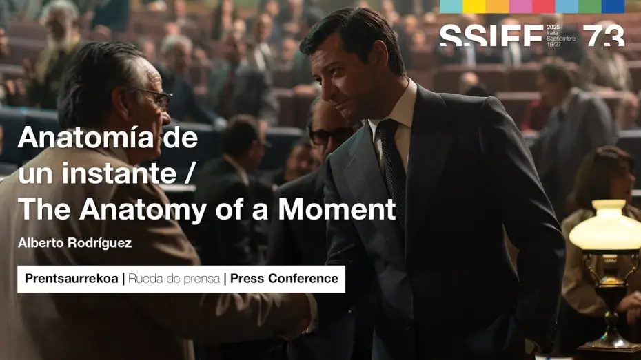 Відео до серіалу Анатомія миті — Rueda de prensa en el SSIFF