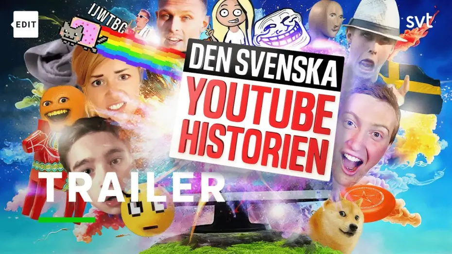 Відео до серіалу Шведська історія YouTube — Den svenska Youtube-historien | Trailer | SVT