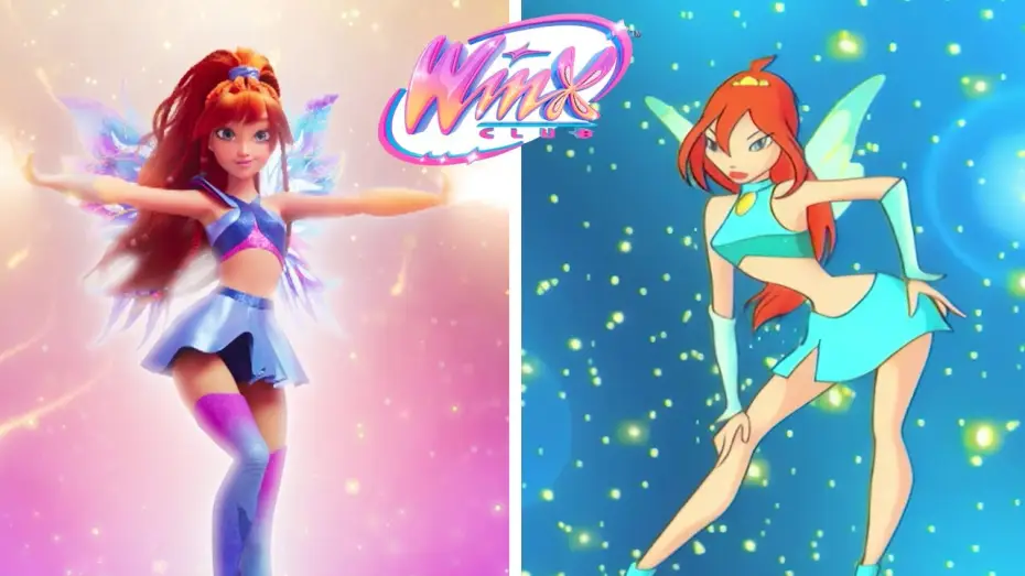 Відео до серіалу Клуб Вінкс: Магія повернулася — Bloom's Transformation: original Season 1 vs. Reboot Side-by-Side | Winx Club Official