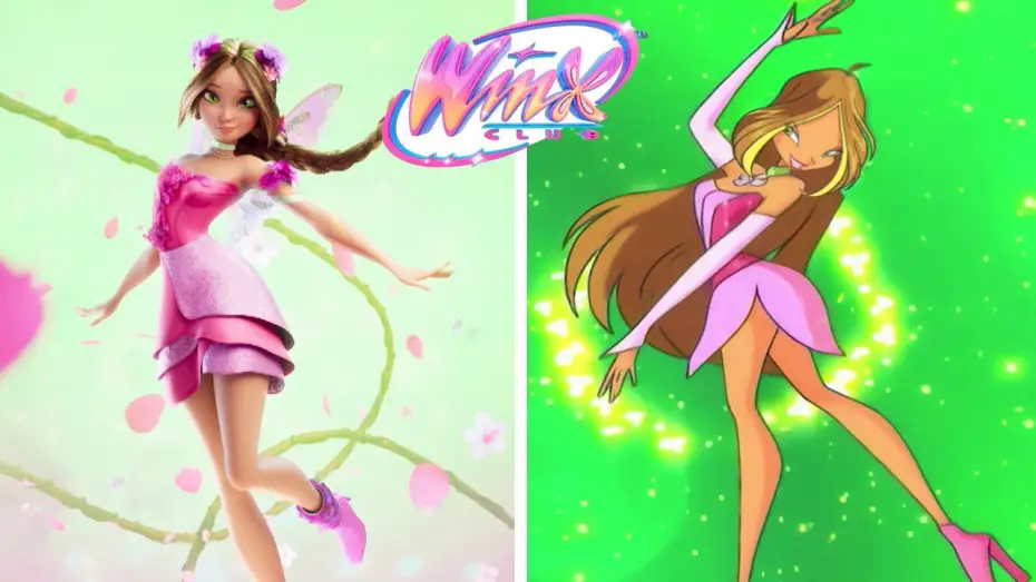 Відео до серіалу Клуб Вінкс: Магія повернулася — Flora's Transformation: original Season 1 vs. Reboot Side-by-Side | Winx Club Official