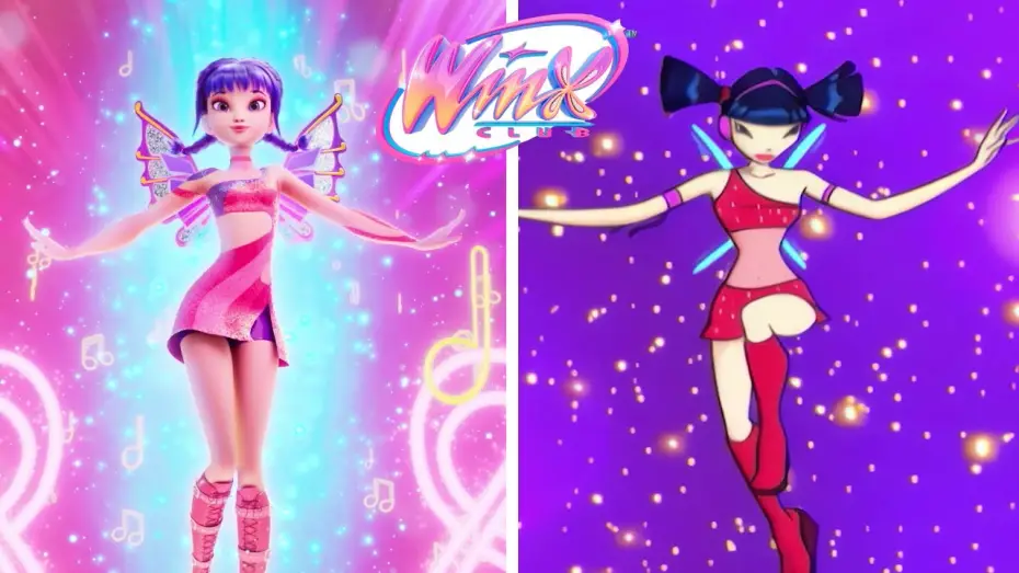 Відео до серіалу Клуб Вінкс: Магія повернулася — Musa's Transformation: original Season 1 vs. Reboot Side-by-Side | Winx Club Official