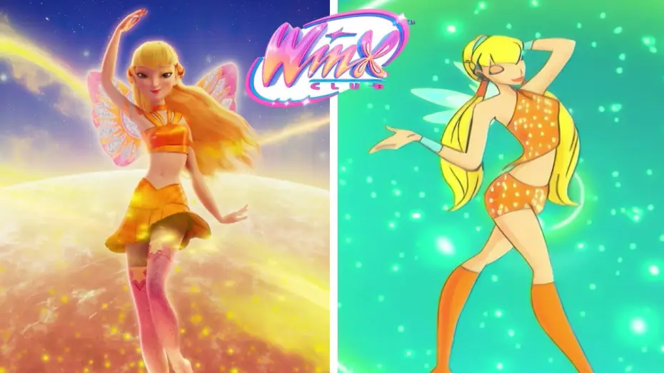 Відео до серіалу Клуб Вінкс: Магія повернулася — Stella's Transformation: original Season 1 vs. Reboot Side-by-Side | Winx Club Official
