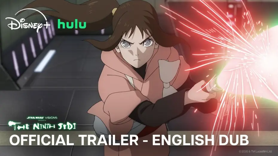 Відео до серіалу Зоряні війни: Видіння. Дев'ятий джедай — English Dub Trailer