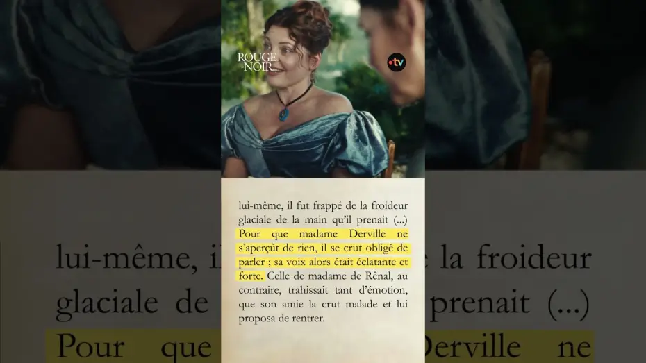 Відео до серіалу Le Rouge et le Noir — Le Rouge et le Noir : série vs. livre #onregardequoi