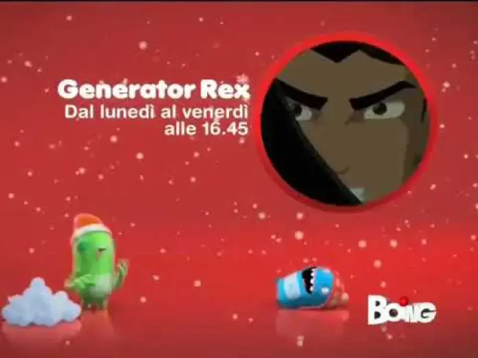 Видео к сериалу Генератор Рекс — Generator Rex promo ita boing + concorso sul sito boing
