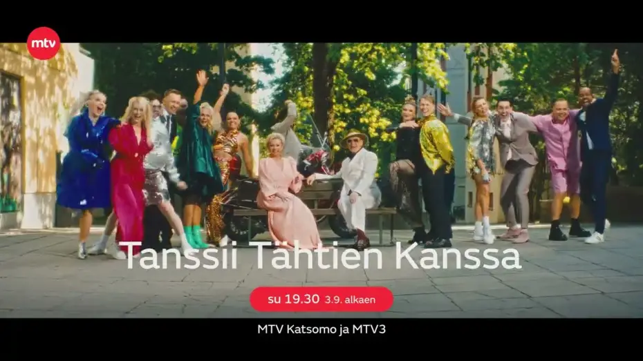 Відео до серіалу Tanssii tähtien kanssa — Uusi Tanssii Tähtien Kanssa -kausi 3.9. alkaen su 19.30 MTV Katsomossa ja MTV3:lla