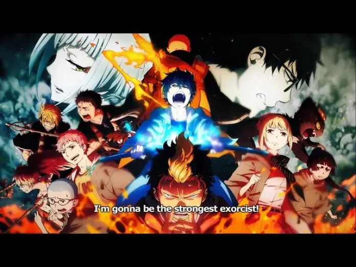 Відео до серіалу Синій Екзорцист — Сага про Кіото — Blue Exorcist: Kyoto Saga Trailer 2