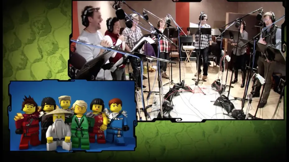 Відео до серіалу Ніндзяґо: Майстри Спінджицу — Voice Recording - LEGO Ninjago - DVD Bonus