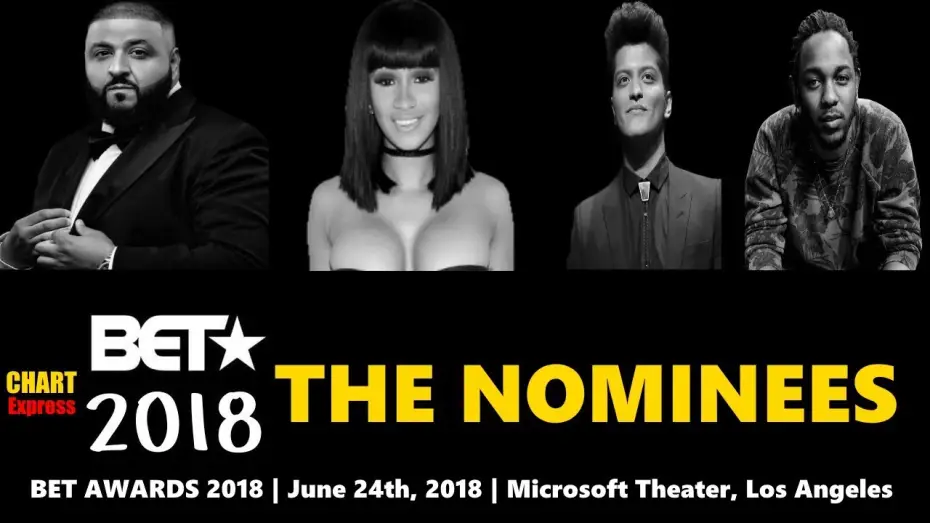 Відео до серіалу BET Awards — BET★ Awards 2018 - Nominees | Black Entertainment Television Awards 2018 | ChartExpress