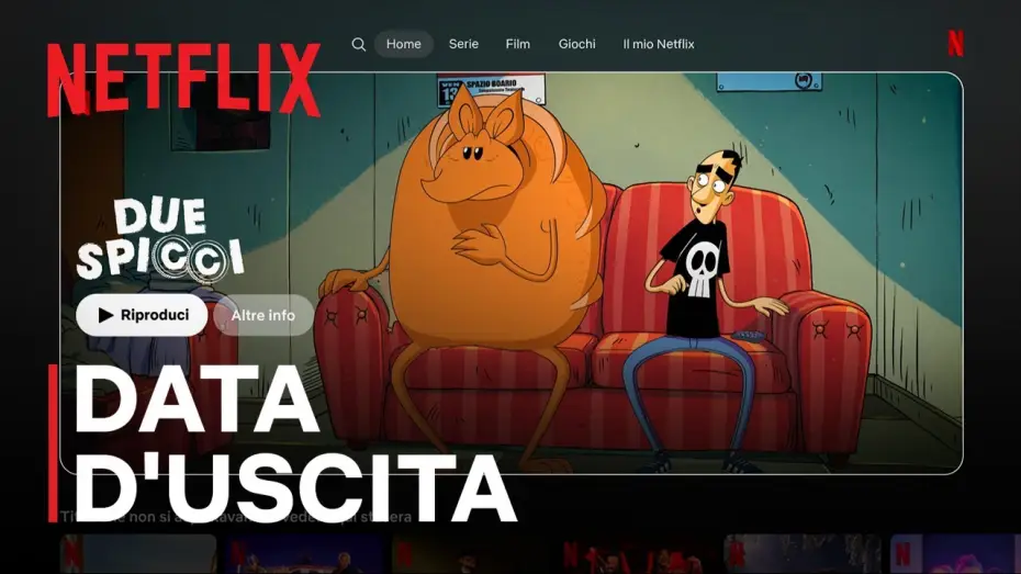 Відео до серіалу Дрібʼязок — Armadillo convince Zero a fare l’annuncio durante il Festival | Due Spicci | Netflix Italia