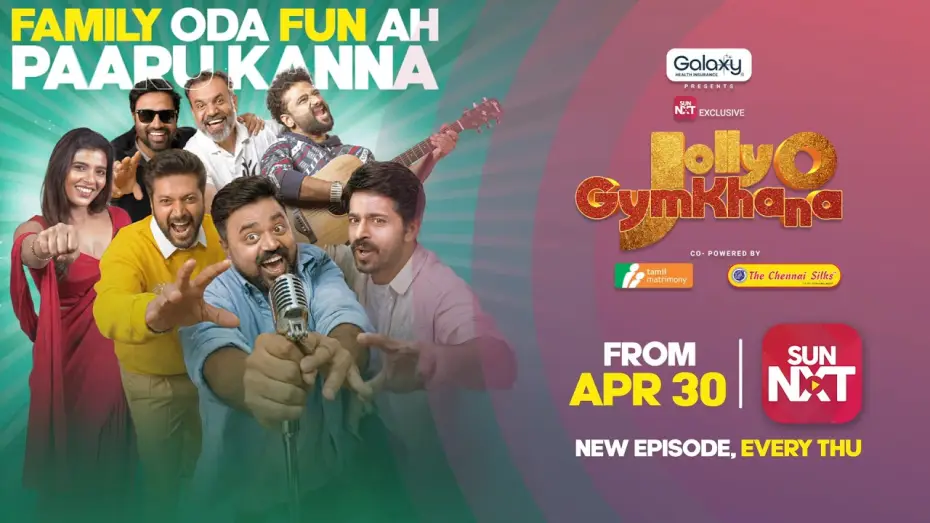 Відео до серіалу ஜாலியோ ஜிம்கானா — Jolly O GymKhana — Official Promo | Sun NXT Exclusive | Celebrity Talk Show | Premieres April 30