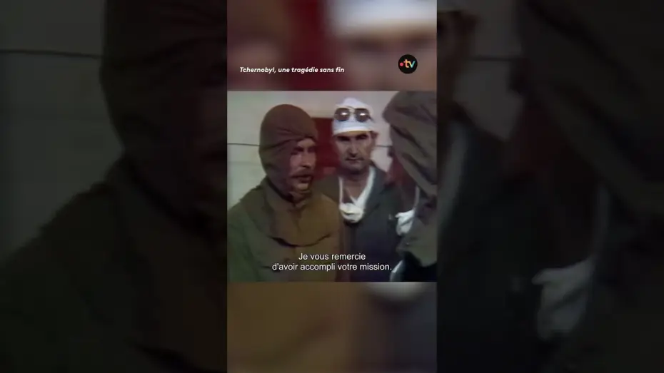 Відео до серіалу Tchernobyl, une tragédie sans fin — Tchernobyl : l'enfer des "liquidateurs" sur le toit de la centrale