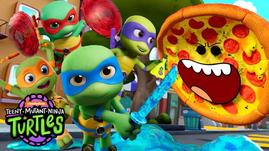 Відео до серіалу Teeny Mutant Ninja Turtles — TEENY MUTANT NINJA TURTLES | Episode 1: Pizza Monster 🍕 | Full Episode