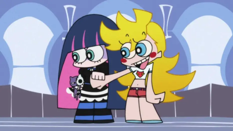 Відео до серіалу Трусяшка та Панчошка разом з Паском — Panty and Stocking OFFICIAL Clip - Fat Stocking