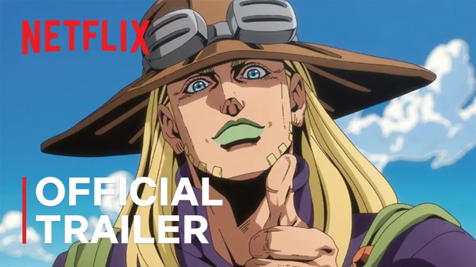 Відео до серіалу Неймовірні пригоди ДжоДжо — STEEL BALL RUN JoJo's Bizarre Adventure 2nd STAGE Official Trailer