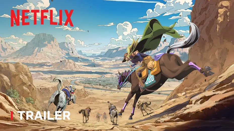 Відео до серіалу Неймовірні пригоди ДжоДжо — STEEL BALL RUN JoJo’s Bizarre Adventure Trailer [Subtitled]