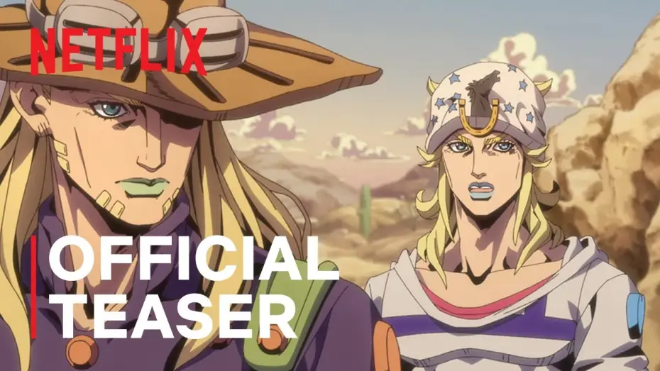Відео до серіалу Неймовірні пригоди ДжоДжо — STEEL BALL RUN JoJo's Bizarre Adventure 2nd STAGE Official Teaser [Subtitled]