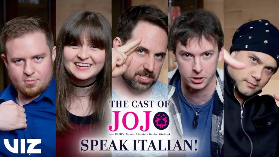 Відео до серіалу Неймовірні пригоди ДжоДжо — Speaking Italian with Phillip Reich, Ray Chase & the Cast of Golden Wind