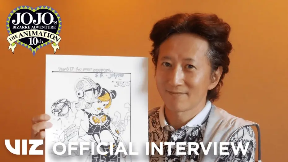 Відео до серіалу Неймовірні пригоди ДжоДжо — Araki Sensei's Special Anniversary Message - JoJo's Bizarre Adventure, Part 6 -- Stone Ocean [Subtitled]