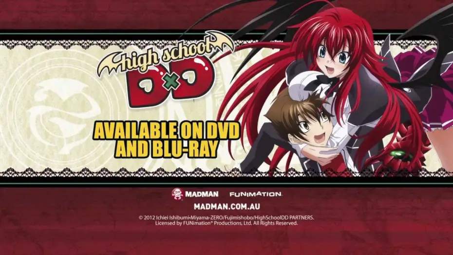 Видео к сериалу Старша школа демонів — High School DxD Trailer