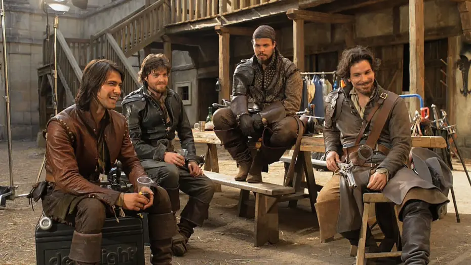 Відео до серіалу Мушкетери — Сезон 1 — The Musketeers discuss their training - The Musketeers - BBC One