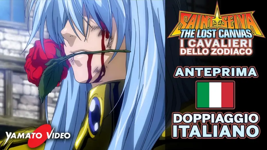 Відео до серіалу Святий воїн Сейя: Загублене полотно — Saint Seiya: The Lost Canvas [Anteprima doppiaggio] - Albafica di Pisces VS Minos di Griffon