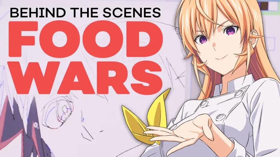 Відео до серіалу Кулінарні поєдинки Соми — Behind The Scenes of FOOD WARS | The Making of an Anime