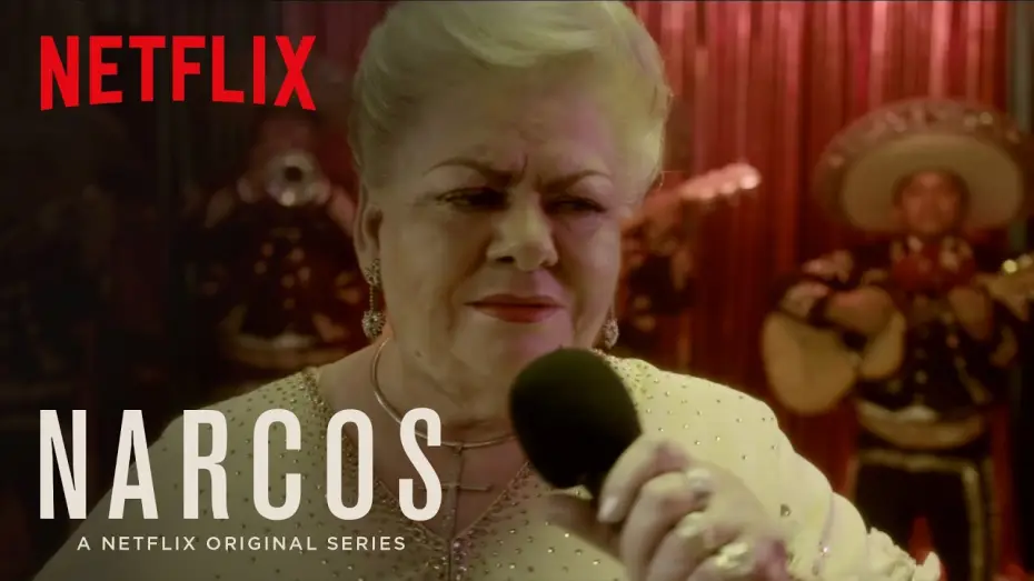Відео до серіалу Нарко — Narcos | Clip: Paquita la del Barrio Sings to Pablo Escobar | Netflix