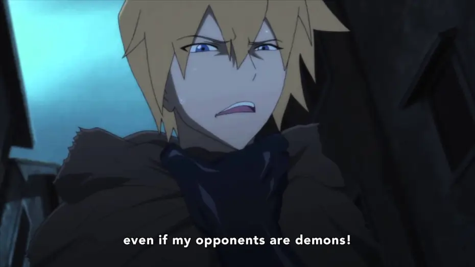 Відео до серіалу 牙狼〈GARO〉-炎の刻印- — GARO THE ANIMATION - OFFICIAL CLIP - THE NIGHT IS FULL OF HORRORS