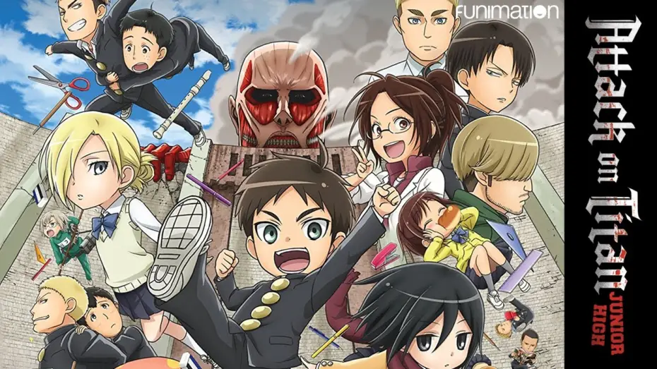 Відео до серіалу Атака титанів: Середня школа — Attack on Titan Junior High - Official Trailer