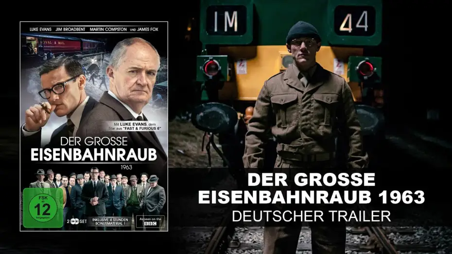 Відео до серіалу Велике пограбування поїзду — Сезон 1 — Der große Eisenbahnraub 1963 (Deutscher Trailer) Luke Evans, Jim Broadbent || KSM
